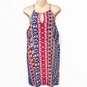 NWT RENEE C HALTER SHIFT DRESS.SIZE LARGE
